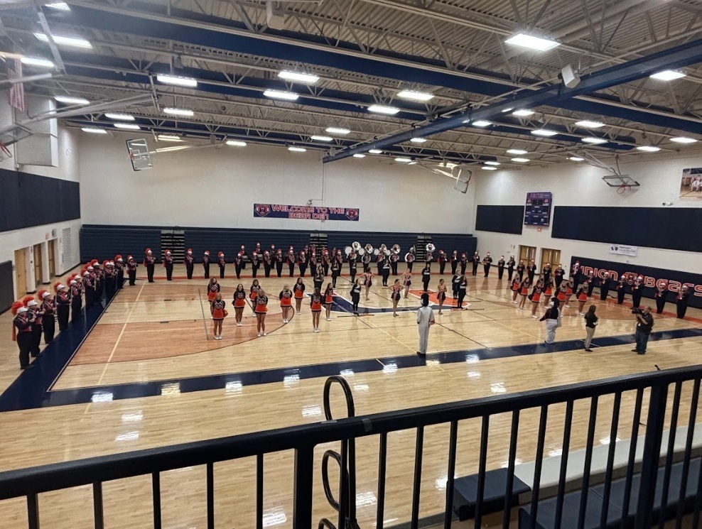 Union High School _ WJHL Friday Morning Kickoff_band with cheer
