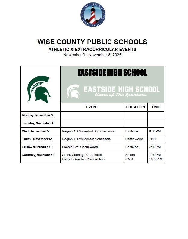 Eastside High School Events