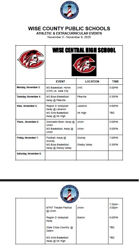 Central High School Events