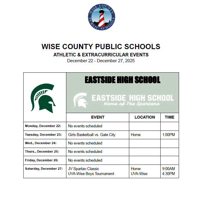 Eastside High Events