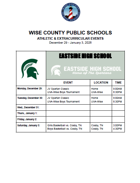 Eastside High events