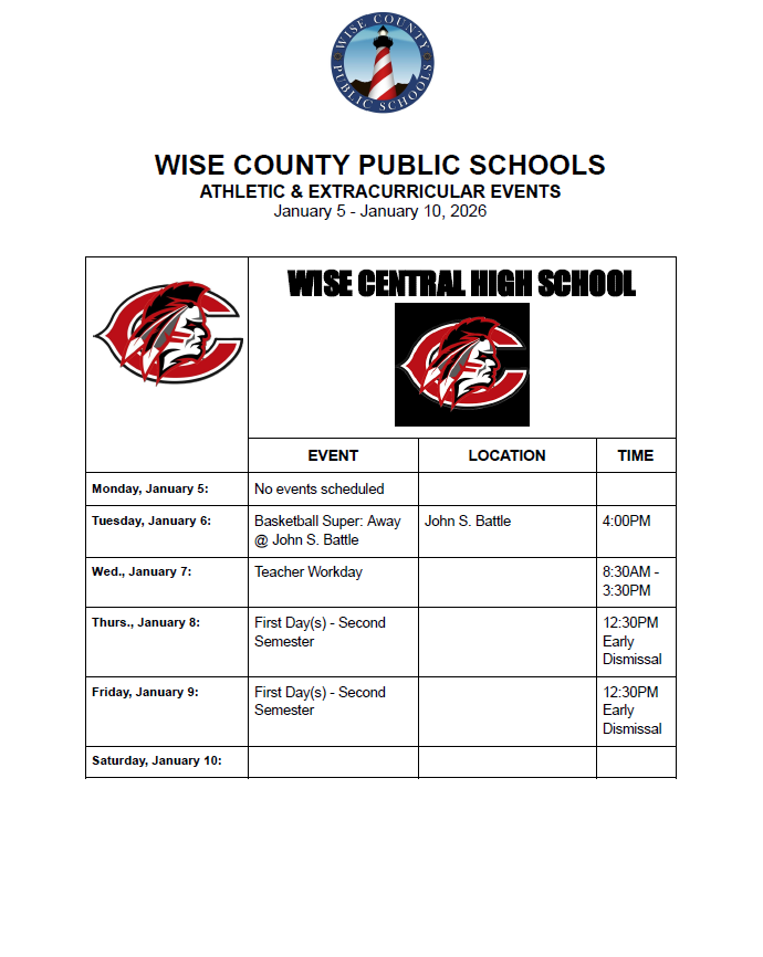 Wise Central Events