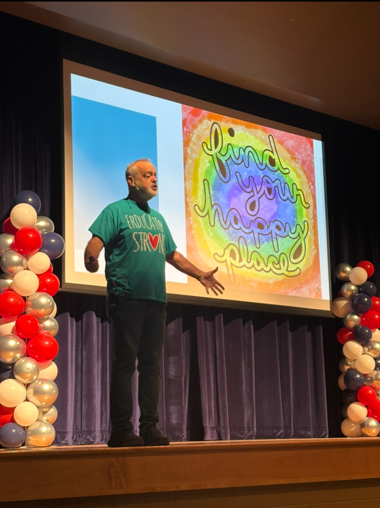 Mr. Brooks encourages educators to find their happy place