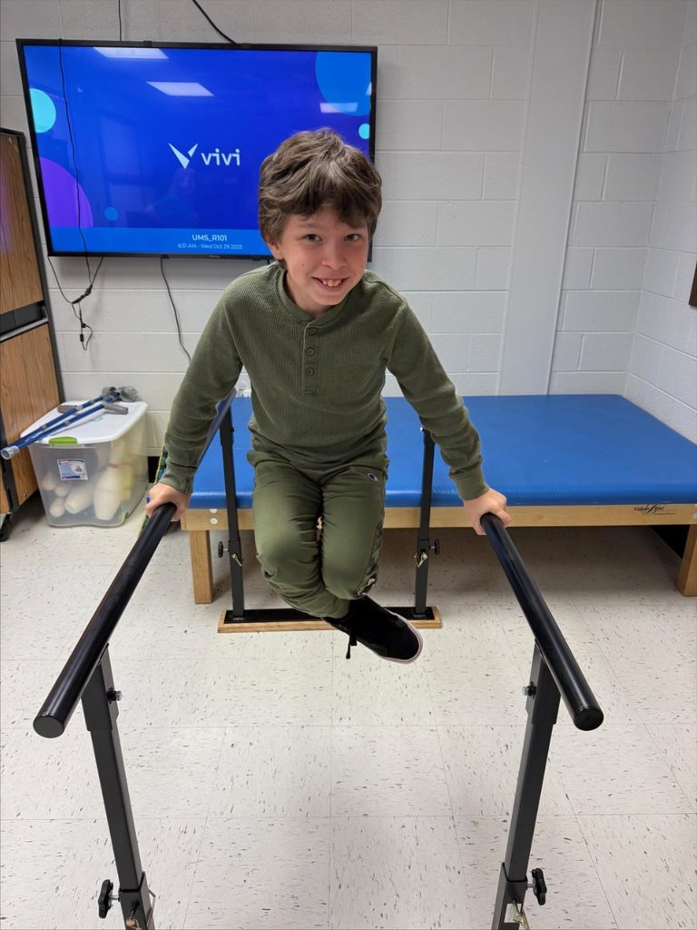 Roan warms up for the day