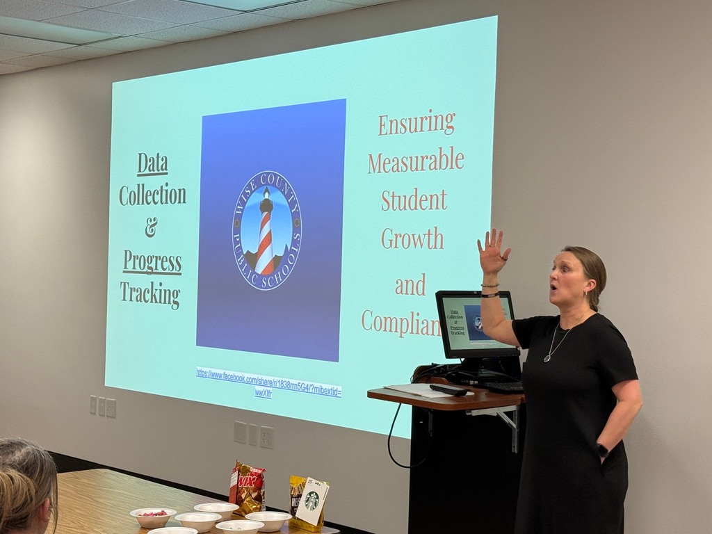 Special Education Meeting_ presenter is speaking to audience