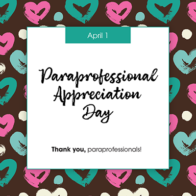 Paraprofessional Appreciation Day Logo