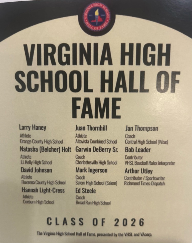 VHSL HOF