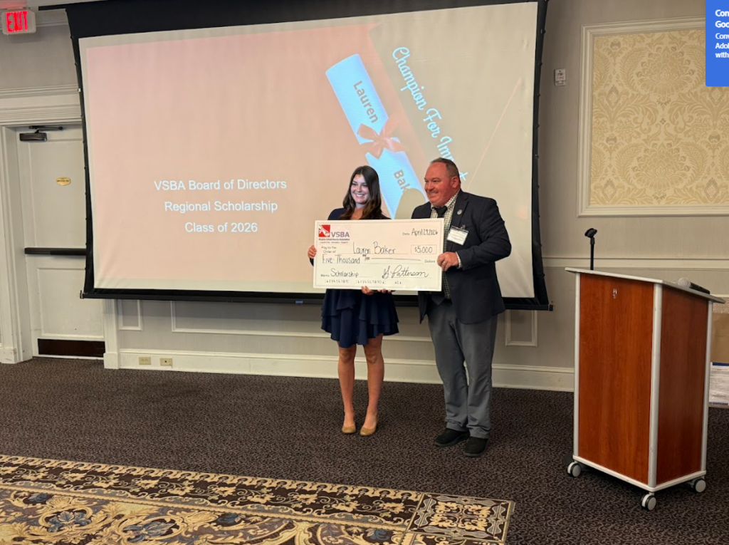 VSBA Scholarship Recipient
