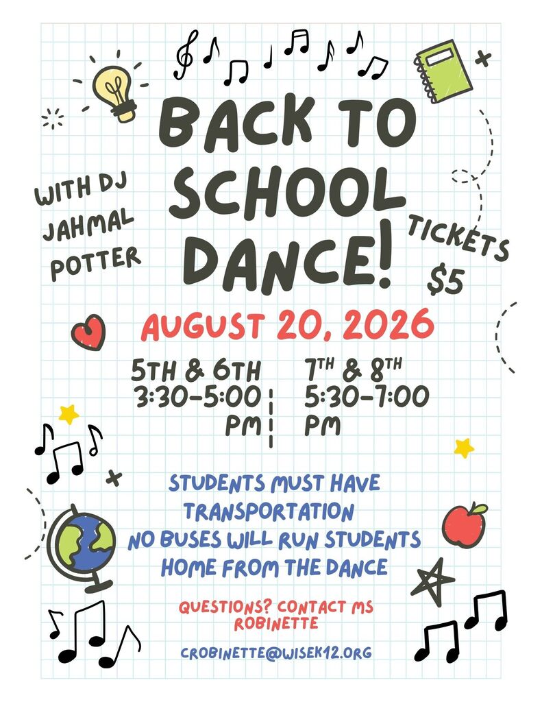 back to school dance information