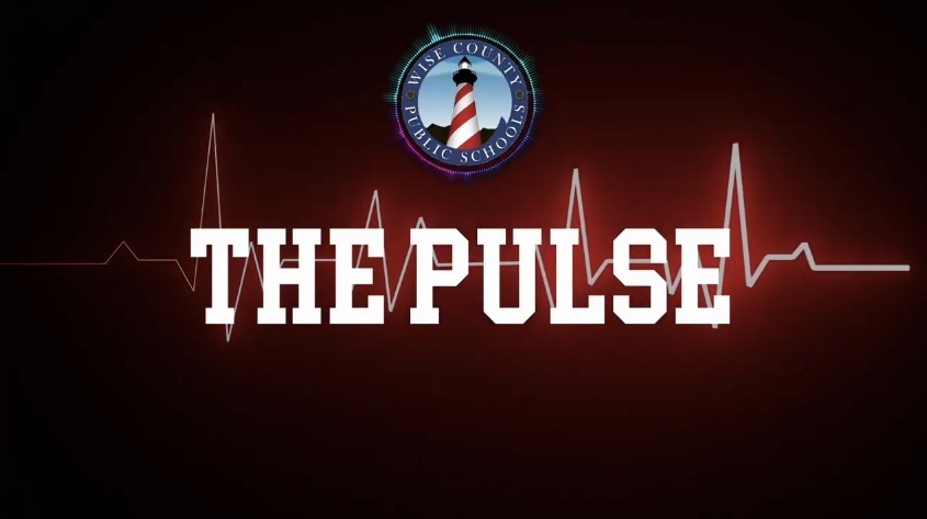 Logo with "The Pulse" text and an EKG line, surrounded by red. Lighthouse icon at the top.