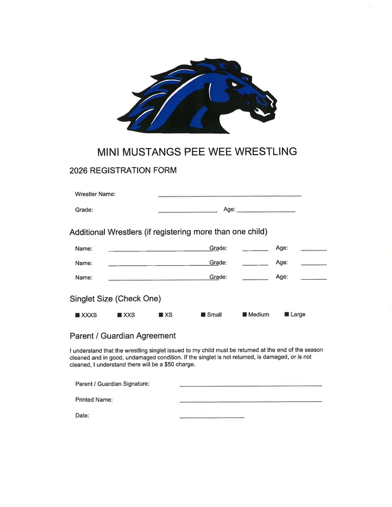 wrestling registration