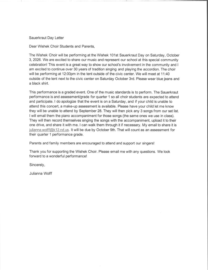 chior letter