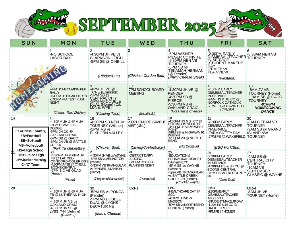 English September 2025