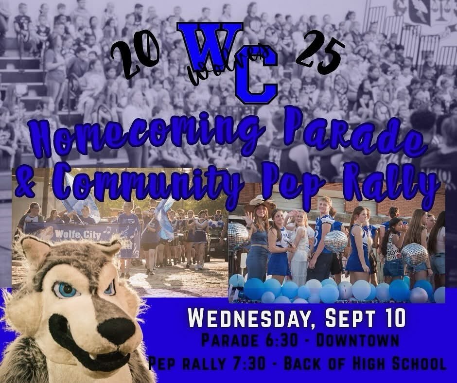 Hoco parade and pep rally