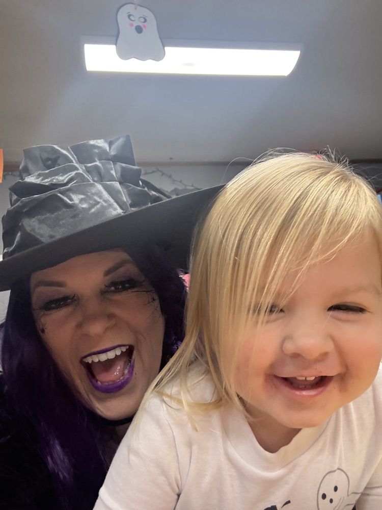 Child with Office Staff