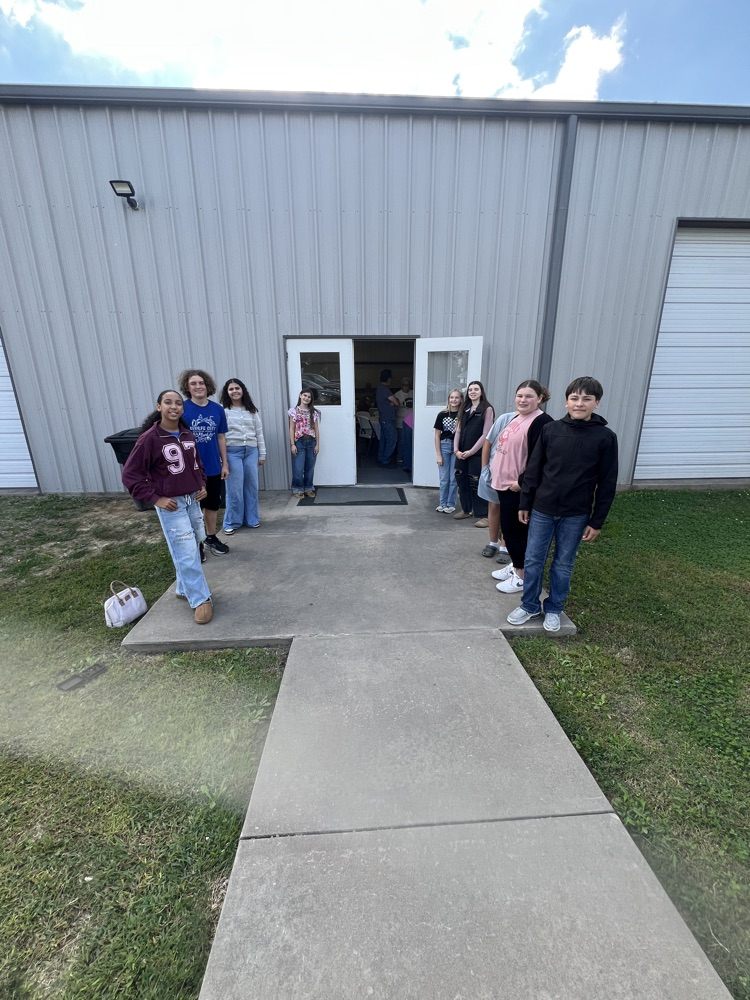 Our MS students receiving our Silver Seniors  