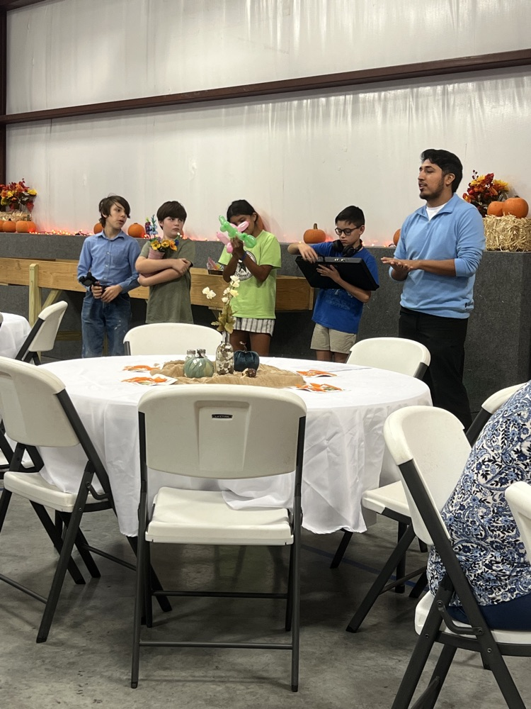 Our ACE students presenting to Silver Seniors