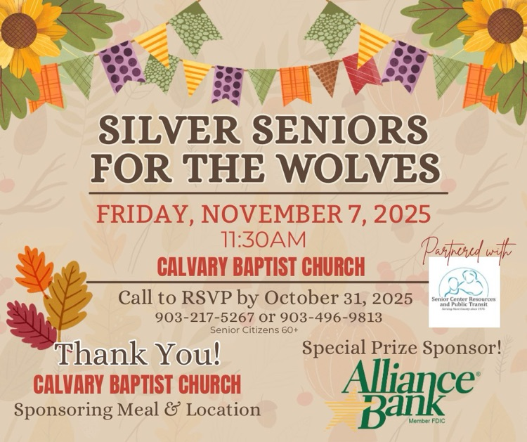 Sponsors to thank for our event!