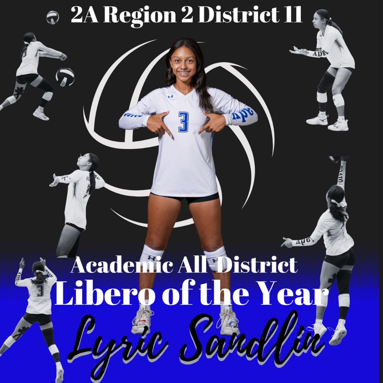 Lyric Sandlin- libero of the year