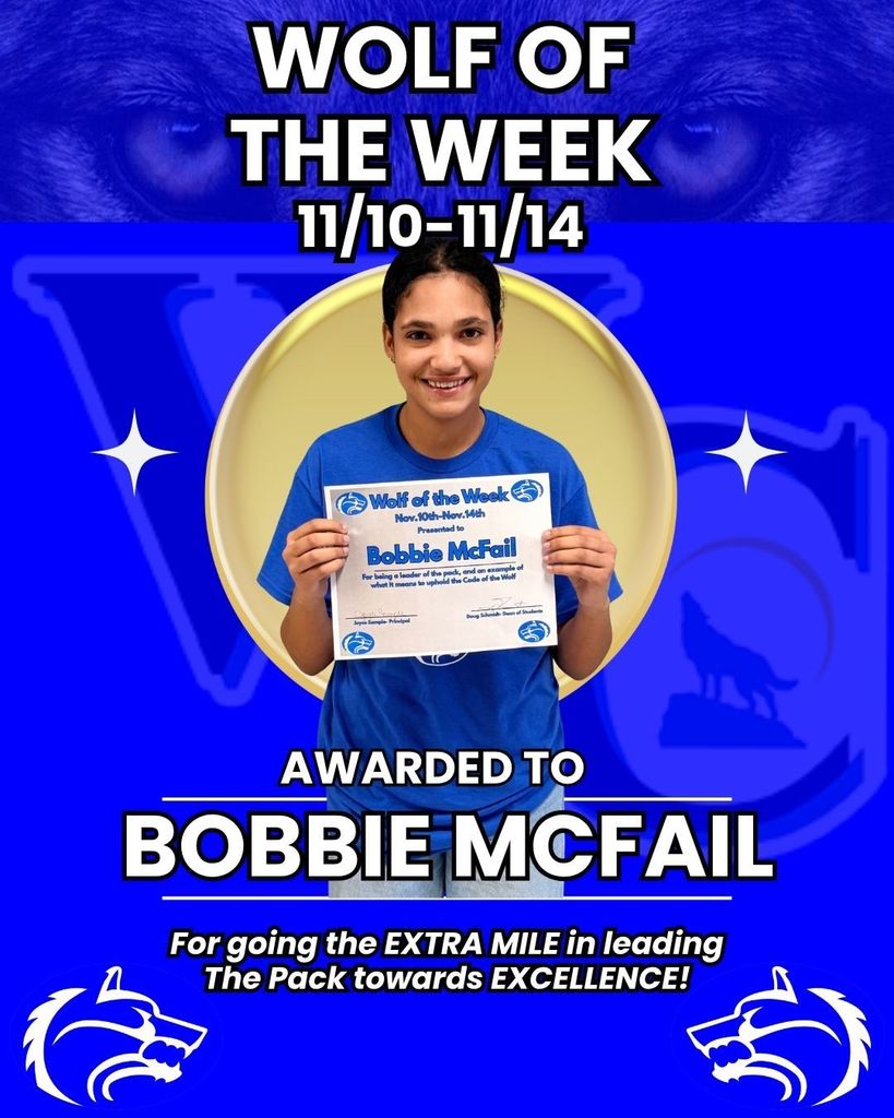 Wolf of the Week- Bobbie McFail