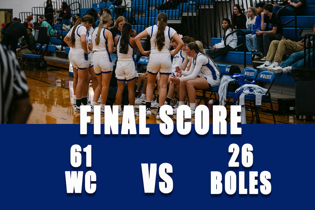 Girls basketball Score 61-26 Win over Boles.
