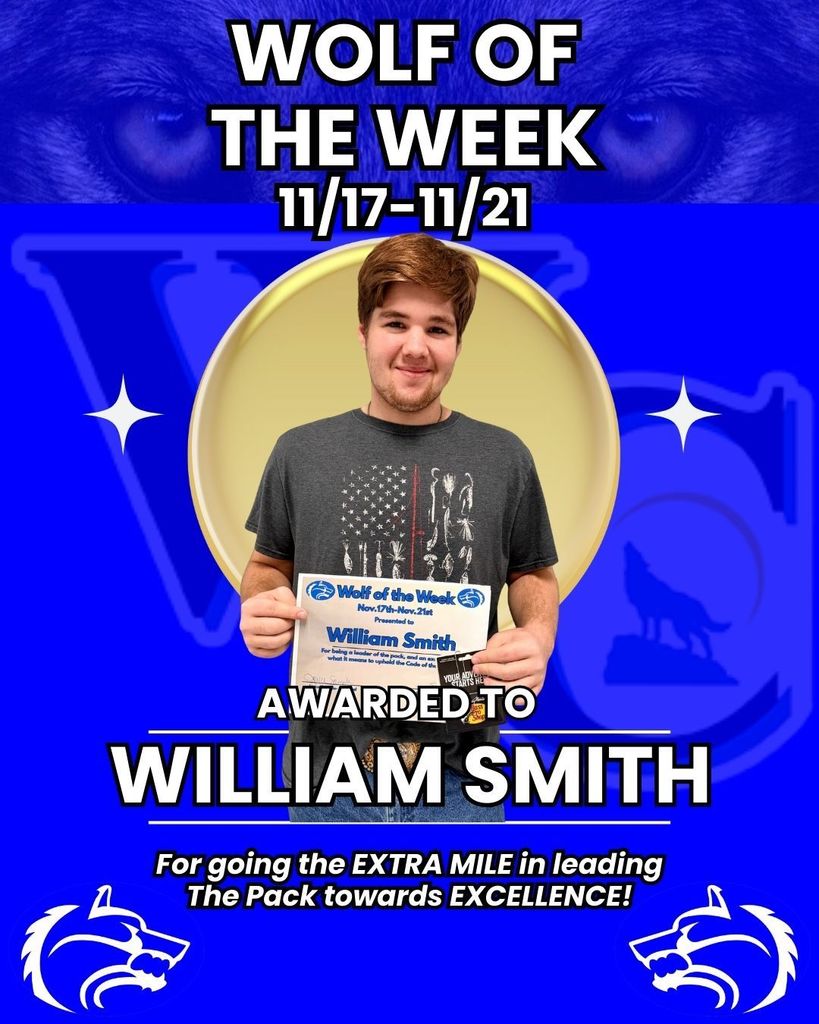 Wolf of the Week- William Smith!