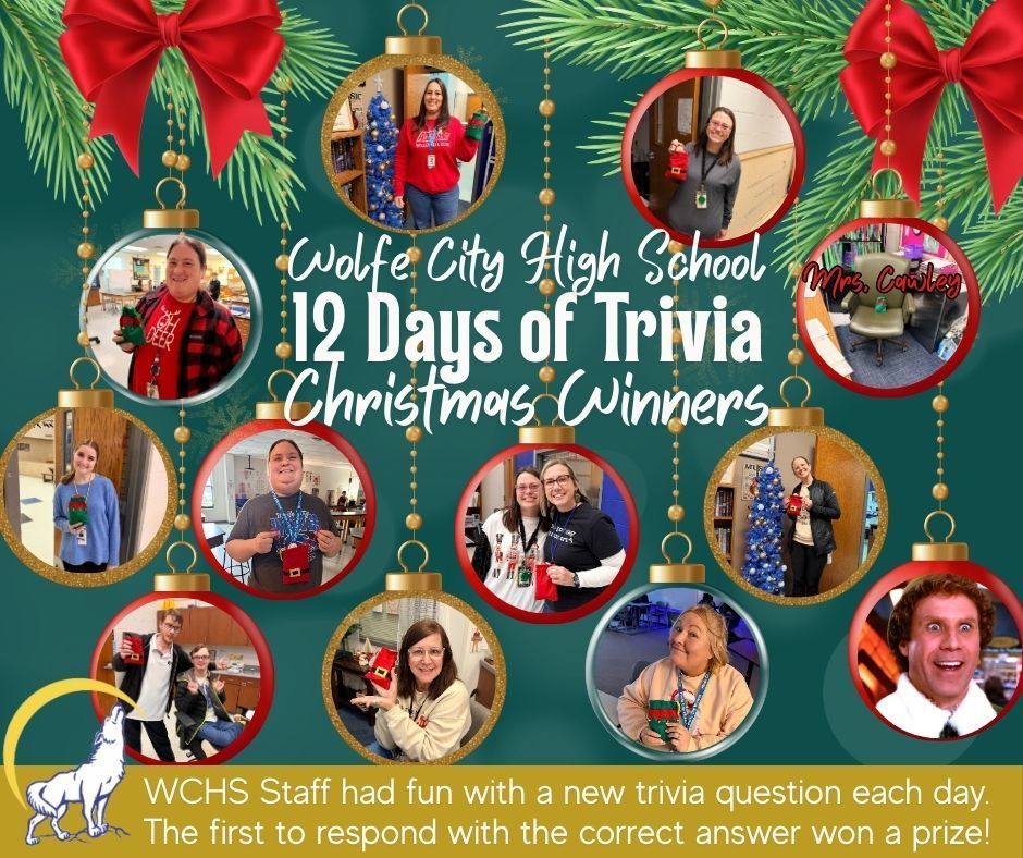 12 Days of Christmas Trivia at WCHS!