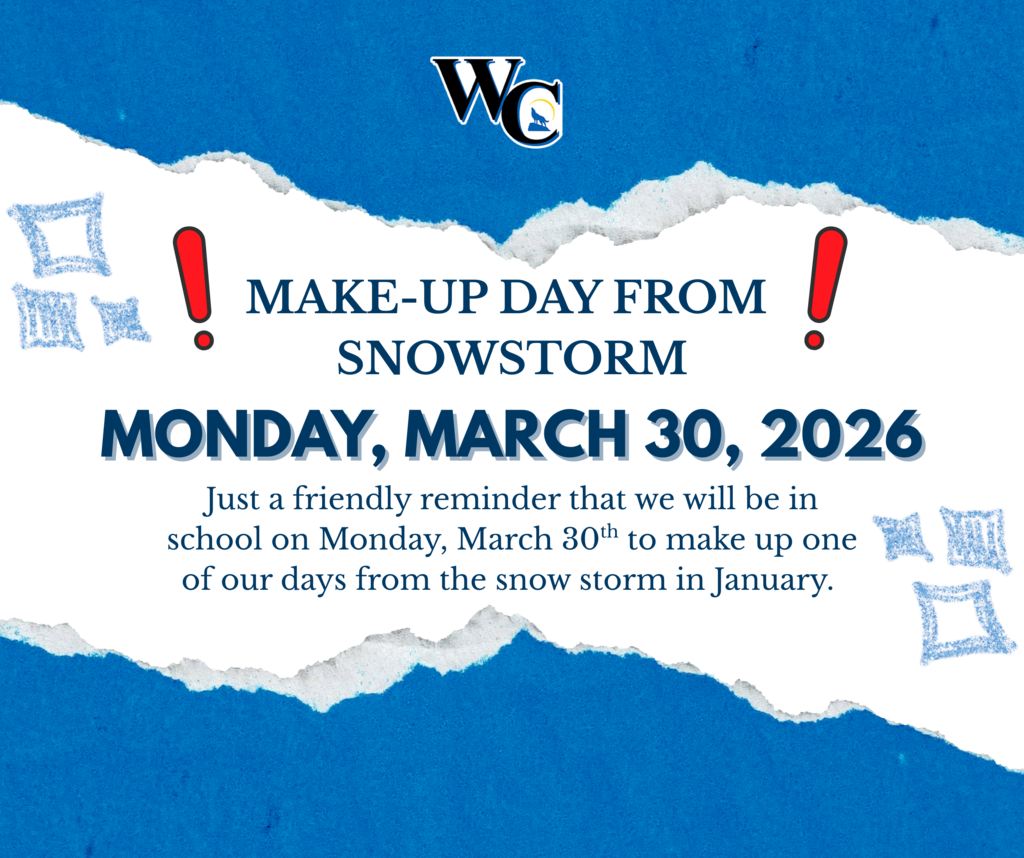 Make-Up Day from Snow Storm