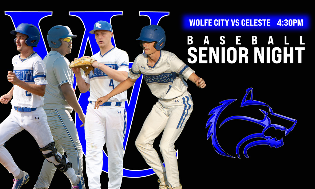 baseball graphic senior night