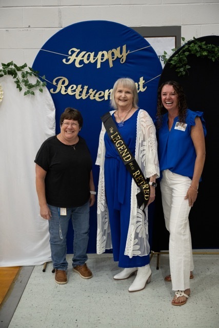 Paula with former teachers
