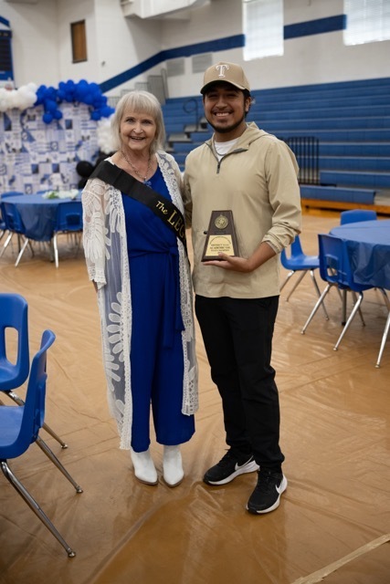 Paula with student