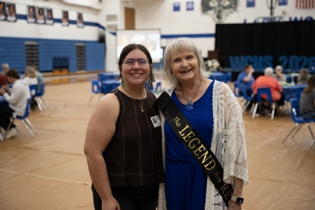 Paula with student
