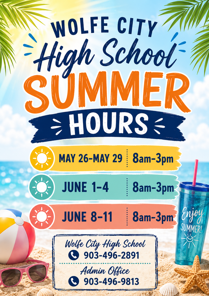 WCHS Summer Hours