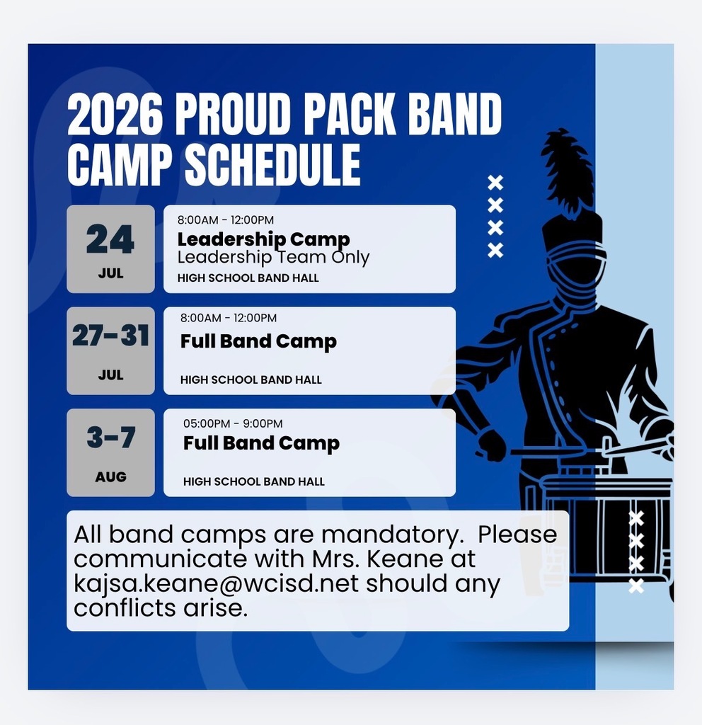 band schedule