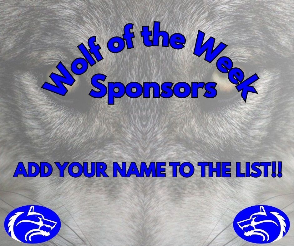 Wolf of the Week Sponsorship