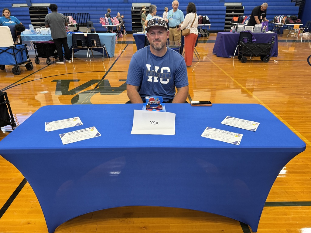 Josh Pryor represented WC YSA sharing information about activities for students.