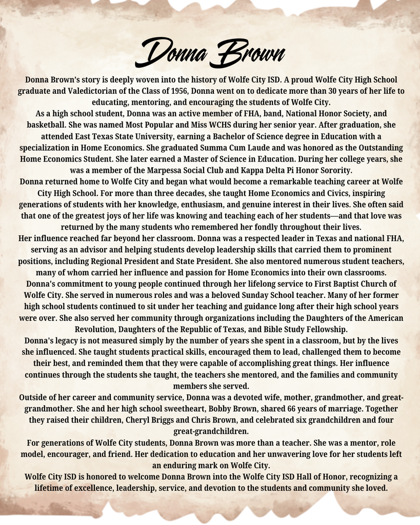 Donna Brown Bio