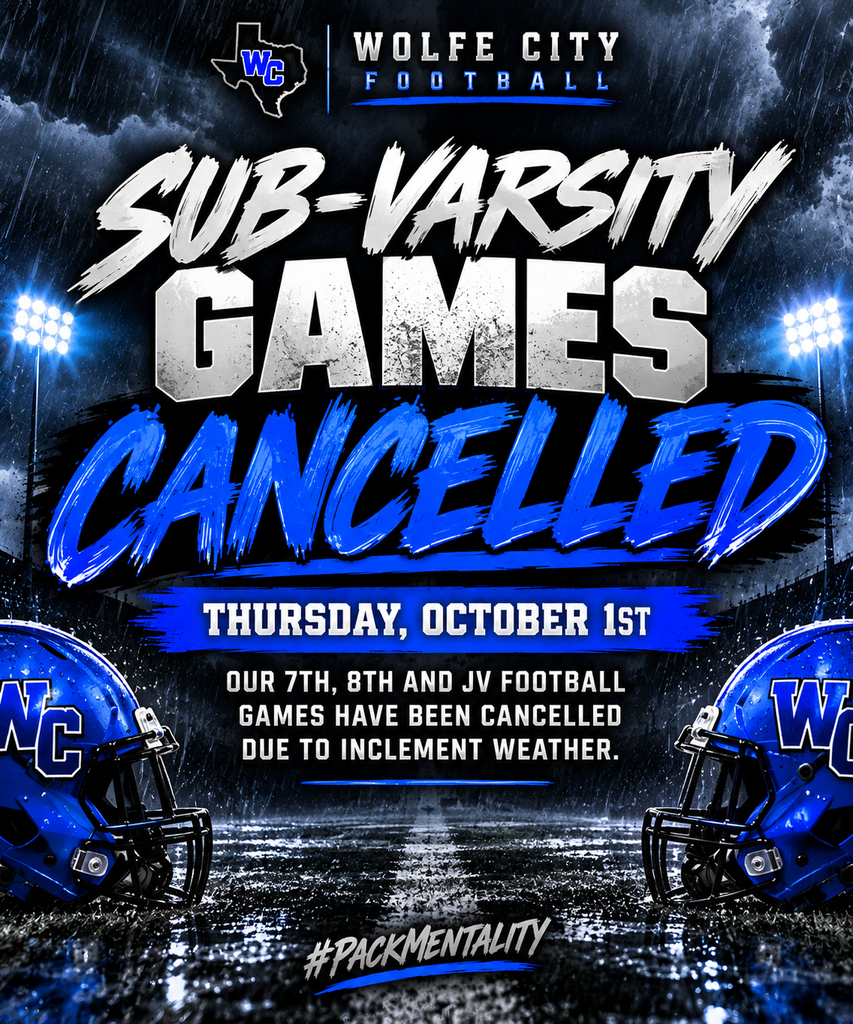 Sub Varsity Cancelled