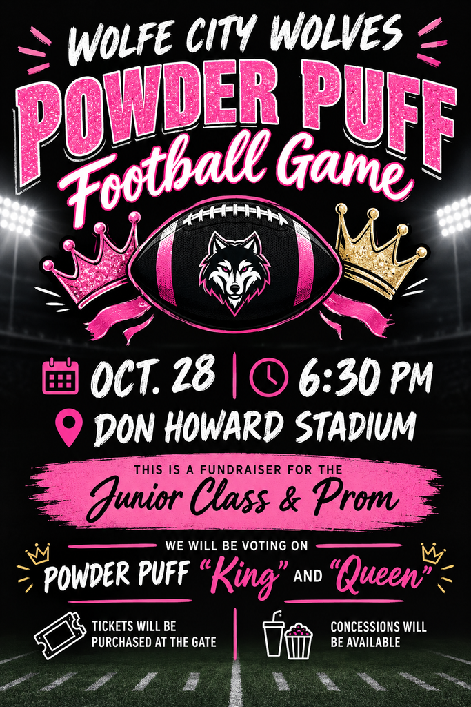 Powder Puff football graphic