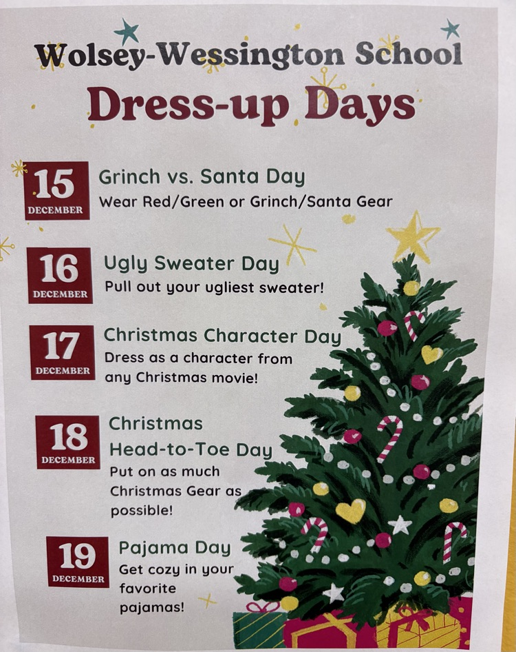 Holiday Dress Up days