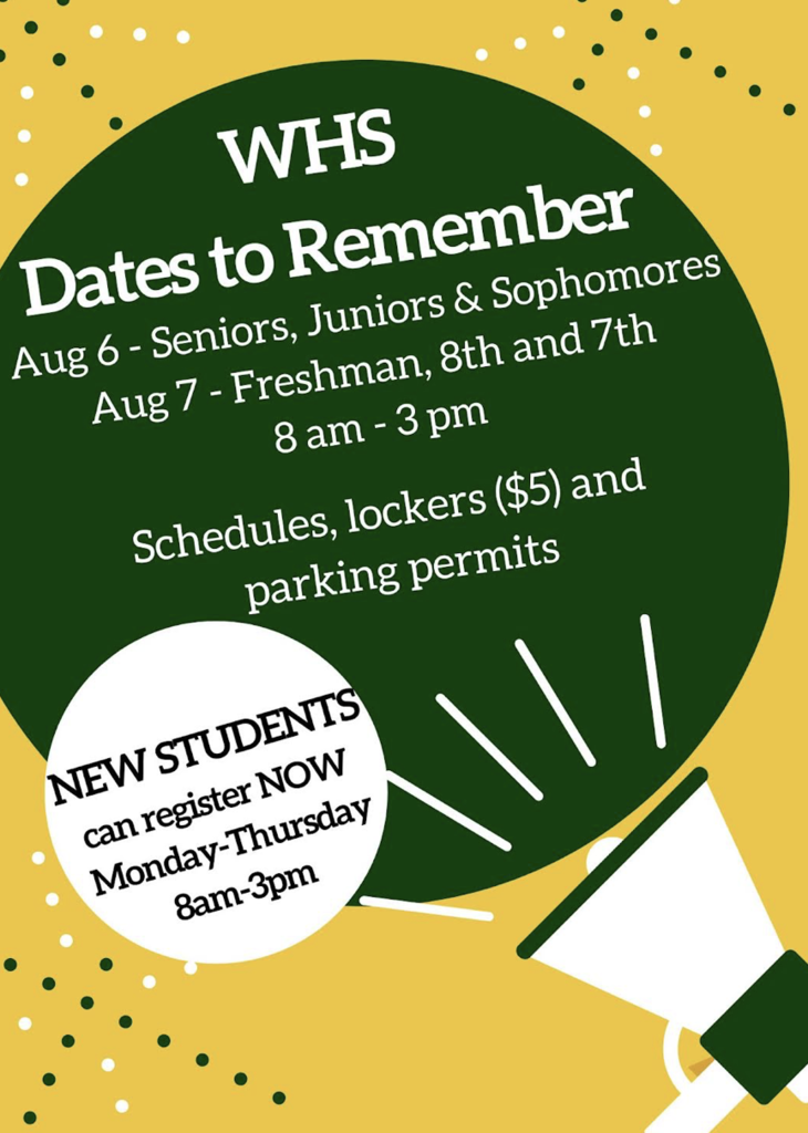Dates to Remember