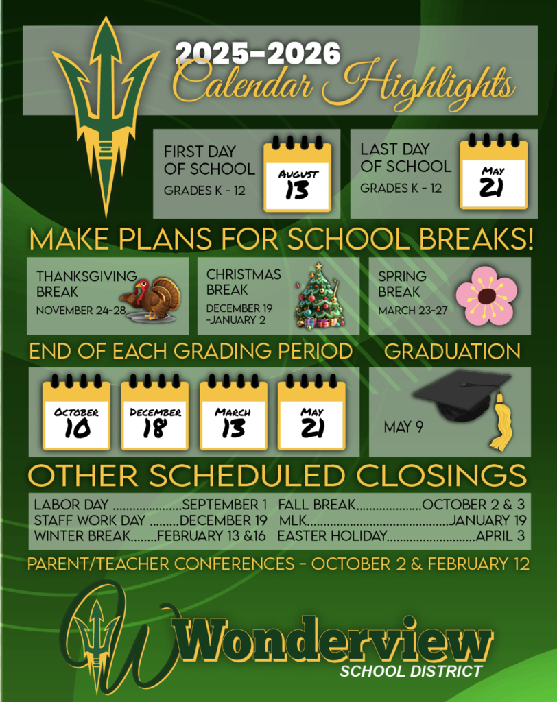 Calendar Hightlights