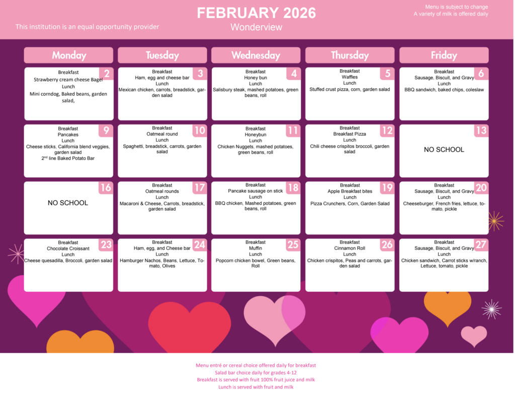 Daredevil Diner Menu