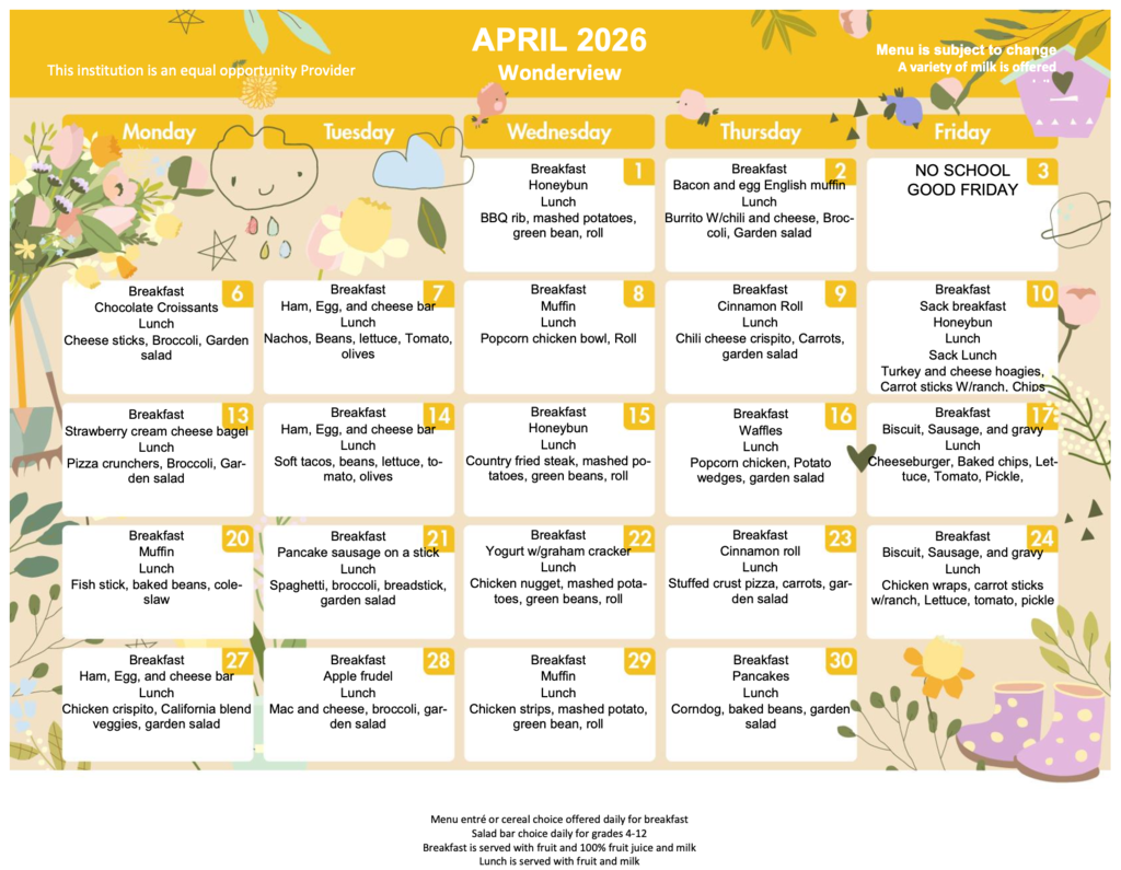 Daredevil Diner Menu