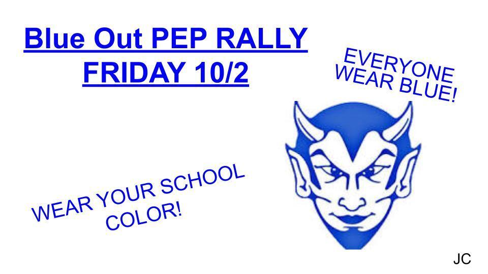 BLUE OUT FRIDAY!