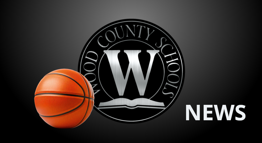 wood county schools news fallback image with a basketball on it