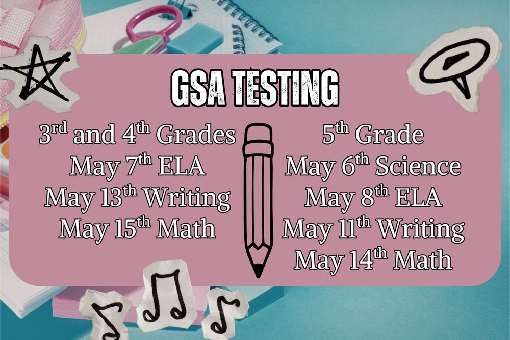 GSA Testing Dates
