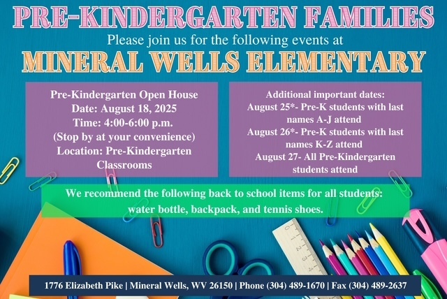 Pre-Kindergarten Information