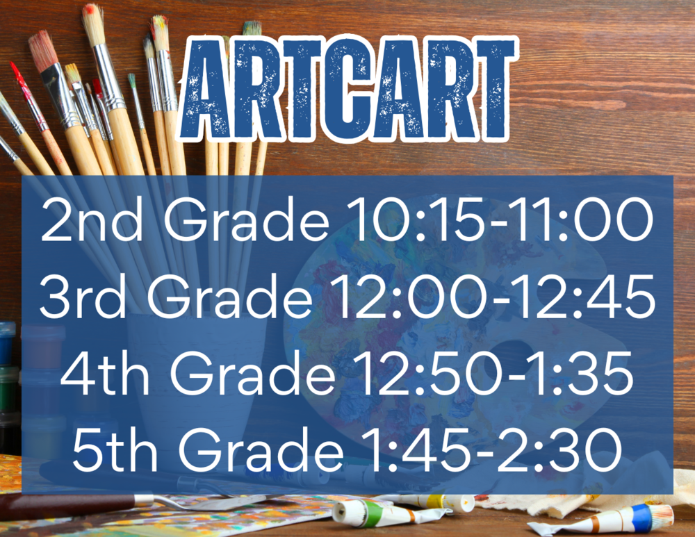 ArtCart Schedule
