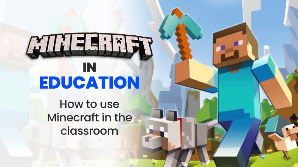 Image of Minecraft in Education - featuring a random Minecraft screenshot